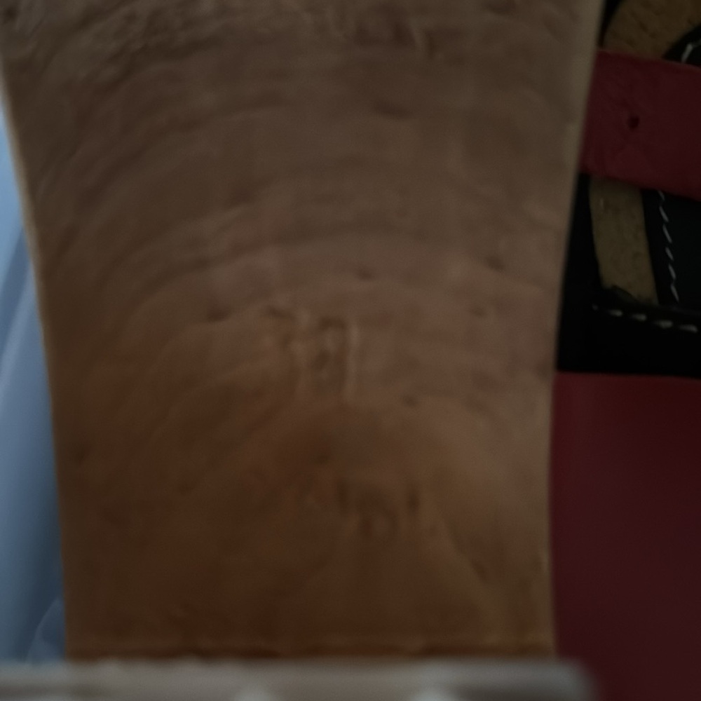 MIA Red Mules with Cross-Strap Design - Picture 2 of 4